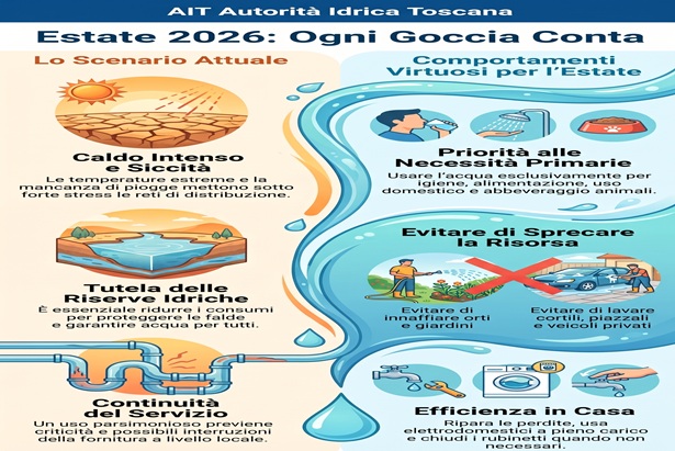 Estate 2026 ogni goccia conta