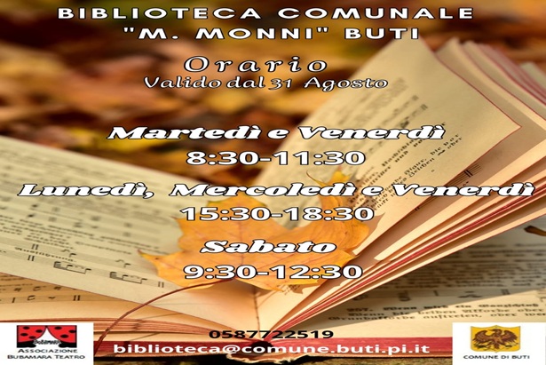 orario biblioteca