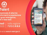 IT-alert: sarà il 28 giugno il primo test in Toscana per il sistema di allarme pubblico 